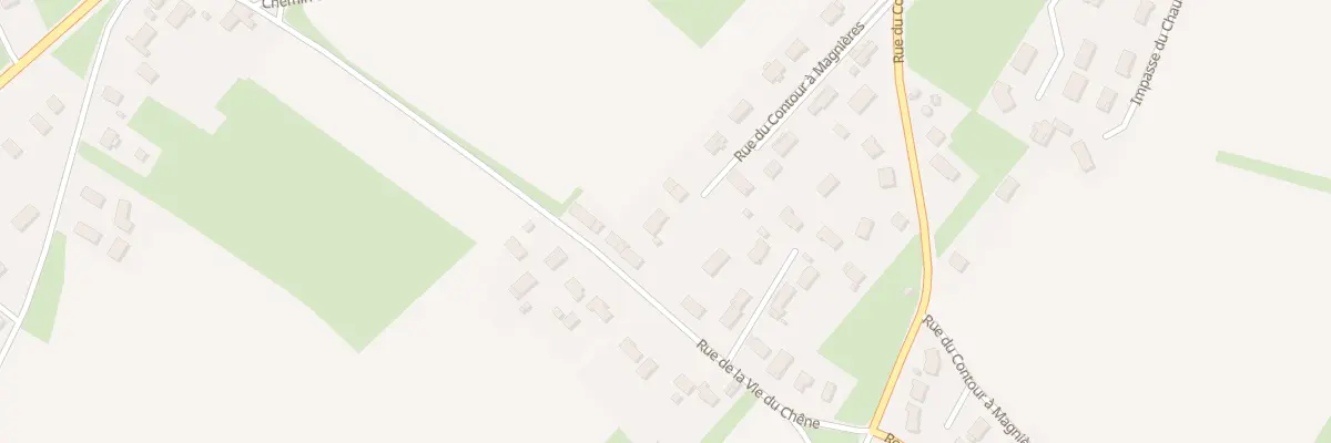 Plan du 6H Rue du Contour à Magnières à Bey