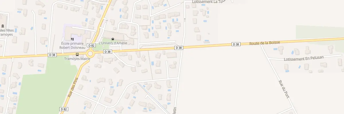 Plan du 76 Rue de Gletin à Tramoyes