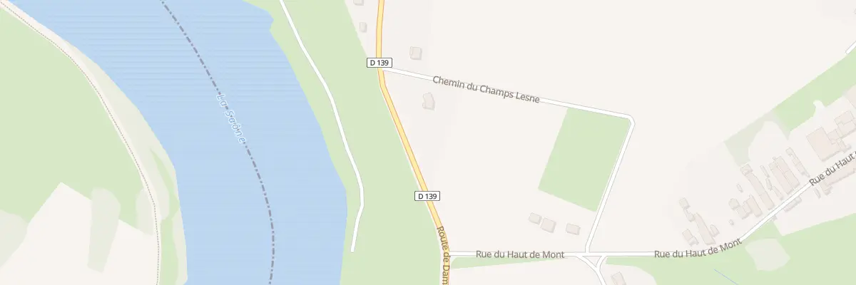 Plan du 17 Rte de Damerey à Verjux