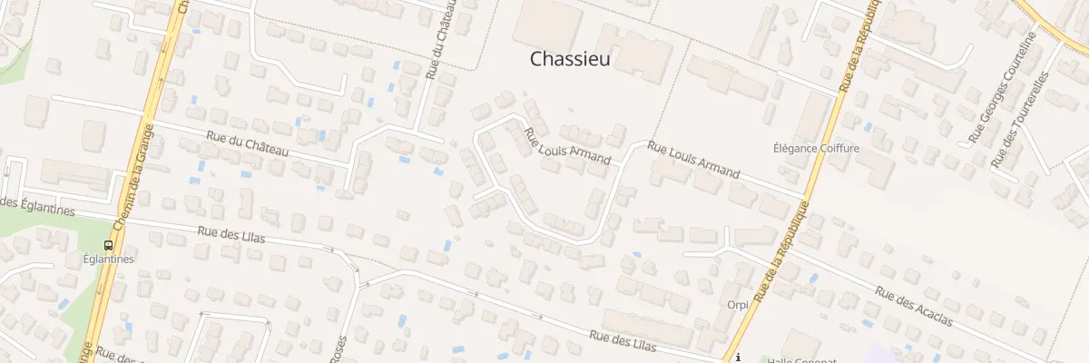 Plan du 62 Rue Louis Armand à Chassieu