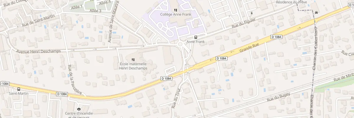 Plan du 107 Rue du Trêve à Miribel