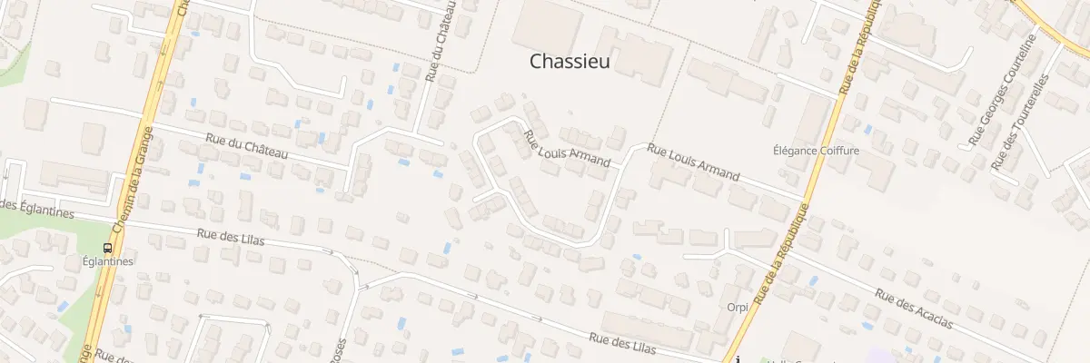 Plan du 3 Rue Louis Armand à Chassieu