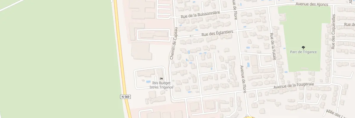 Plan du 63 Che de Capeau à Istres