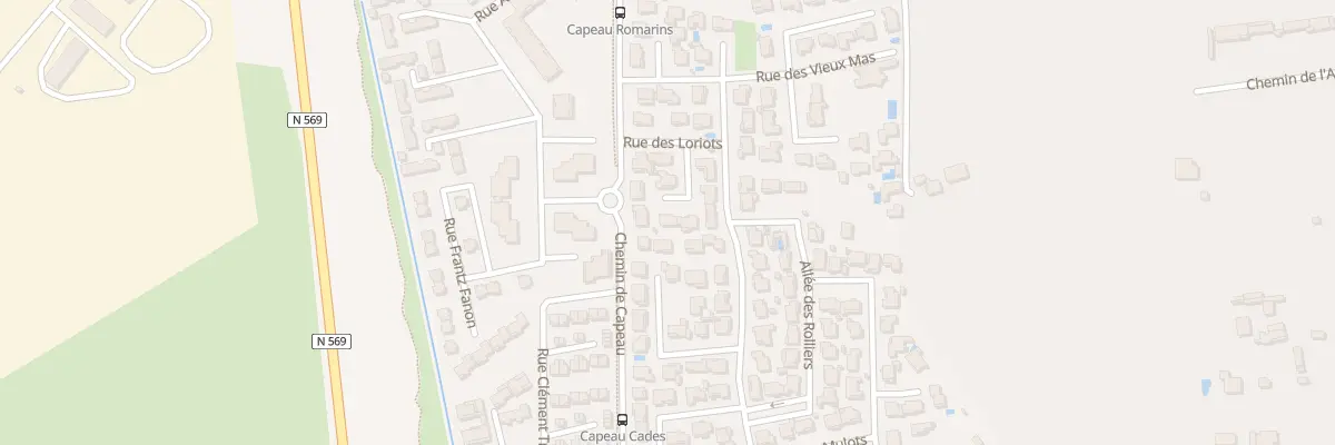 Plan du 8 All des Pluviers à Istres