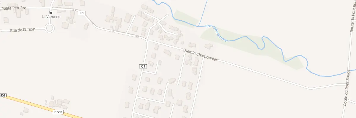Plan du 100 Che du Charbonnier à Estrablin