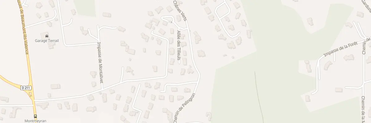 Plan du 5613 Pelingron à Montmeyran