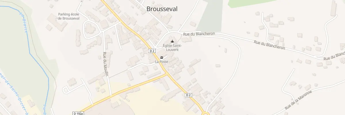 Plan du 5 Rue de Colombey à Brousseval