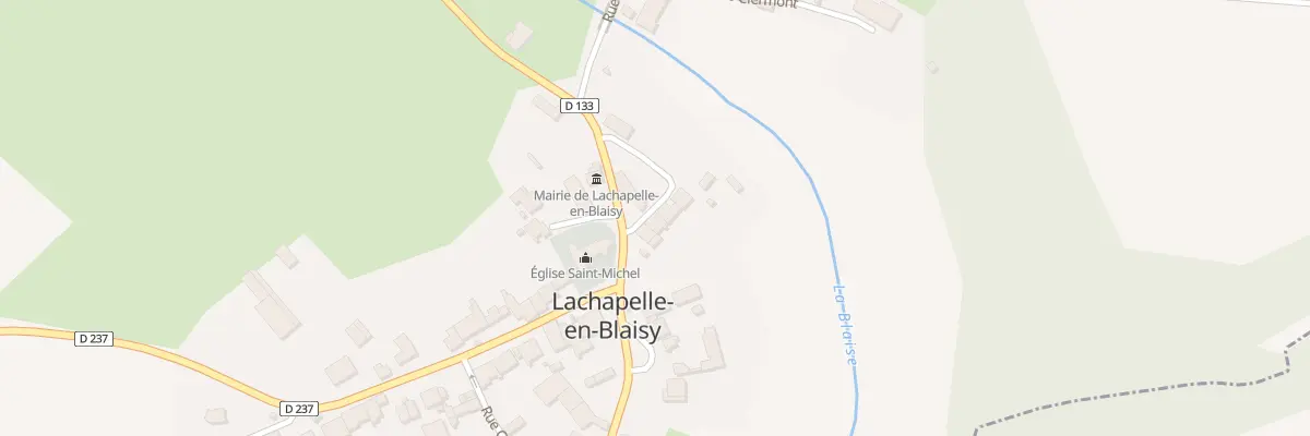 Plan du 4 Rue du Moulin à Lachapelle-en-Blaisy