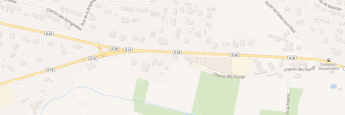Plan du 440 Che des Etangs à Taulignan