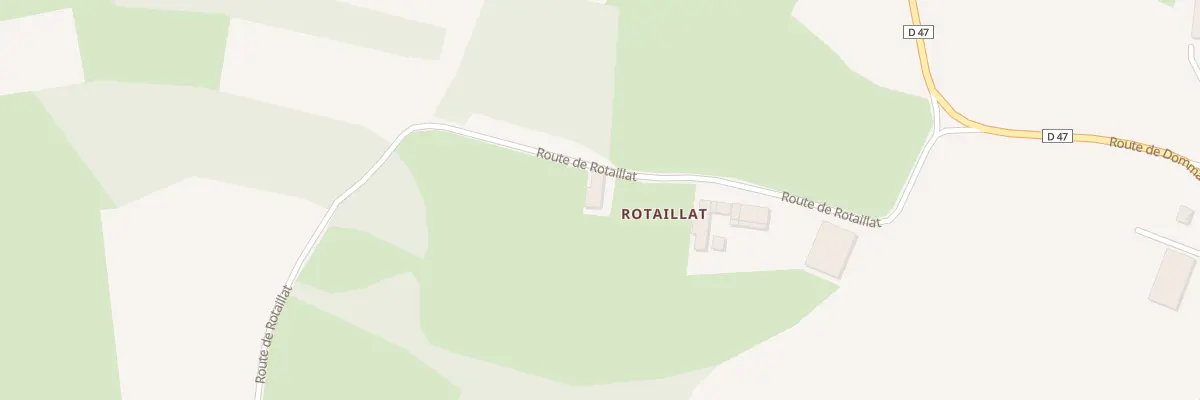 Plan du 343 Rte de Rotaillat à Chevroux