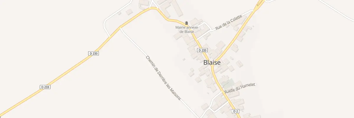 Plan du 11 Rue du Château à Blaise à Colombey les Deux Églises