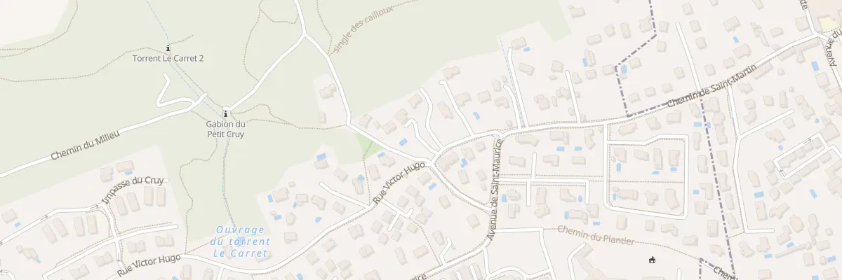 Plan du 76 Rue du Pre Barry à Miribel