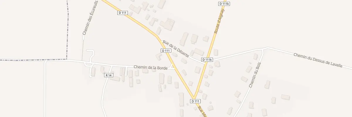 Plan du 5 Rue de la Deserte à Chevigny-en-Valière