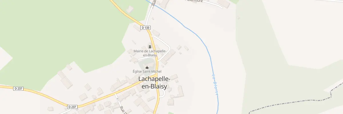 Plan du 6 Rue du Moulin à Lachapelle-en-Blaisy