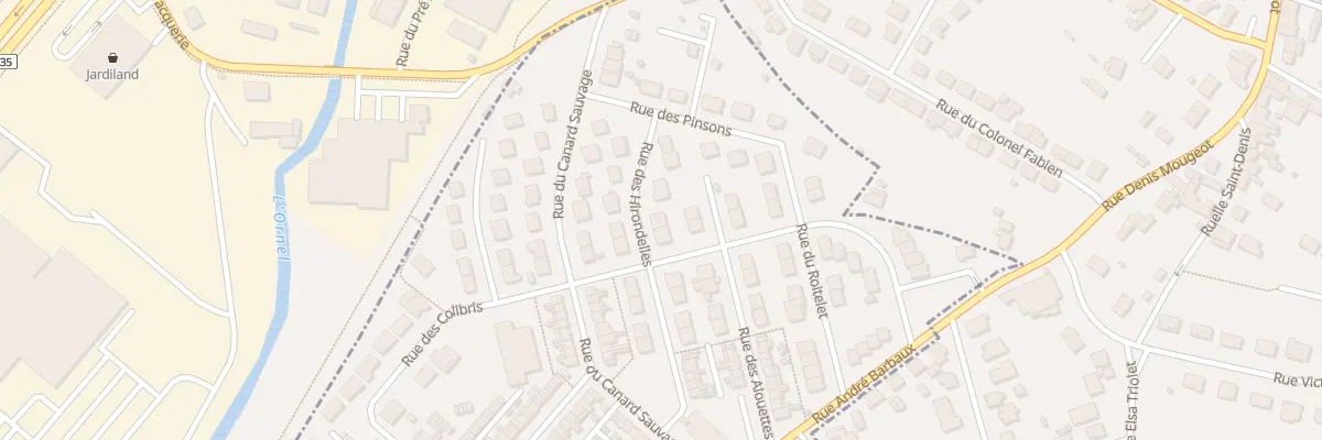 Plan du 20 Rue des Hirondelles à Saint-Dizier