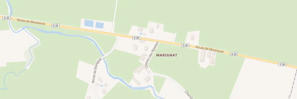 Plan du 30 Che des Ripettes à Gorrevod