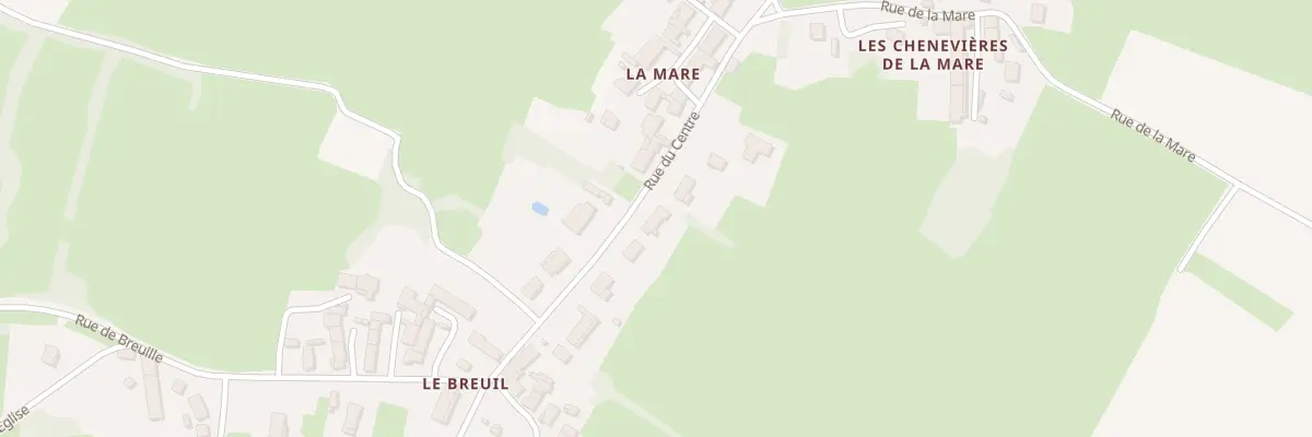 Plan du 893 Rue du Centre à L’Abergement-de-Cuisery