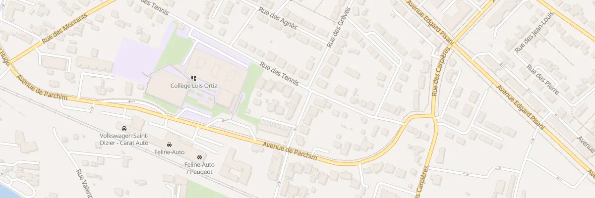 Plan du 16 Rue des Tennis à Saint-Dizier