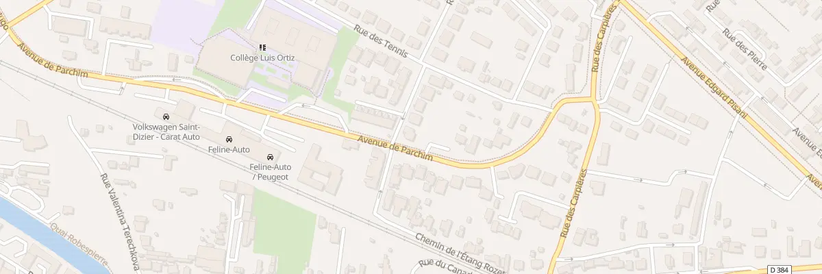 Plan du 6 Che des Grèves à Saint-Dizier