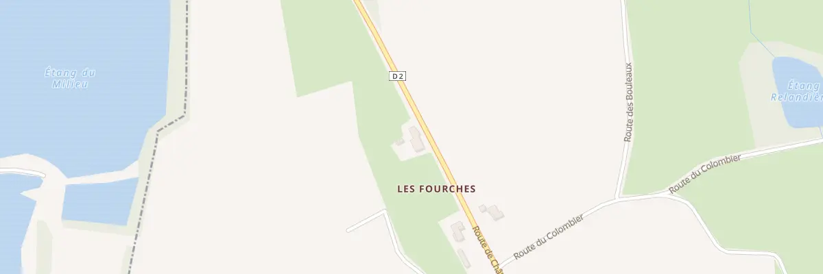 Plan du 5013 Les Fourches à Sandrans