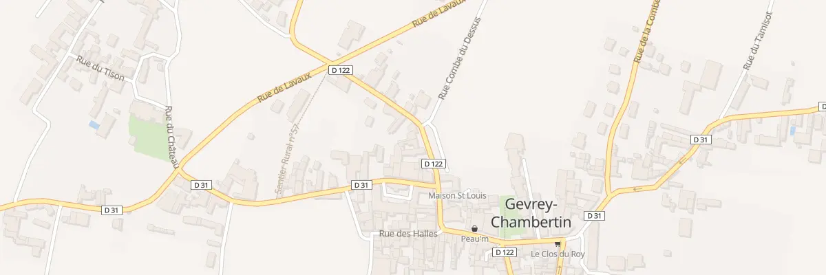 Plan du 19 Rue Gaston Roupnel à Gevrey-Chambertin
