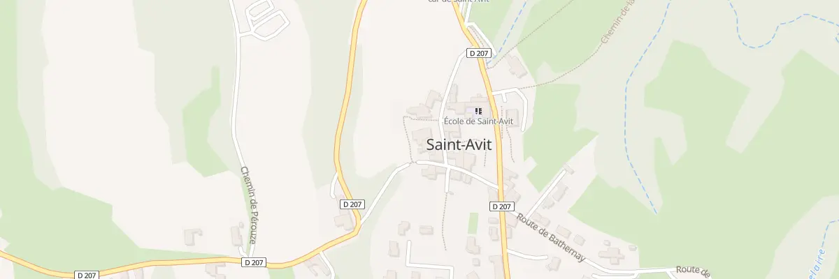 Plan du 4 Rue du 15 Novembre 1869 à Saint-Avit