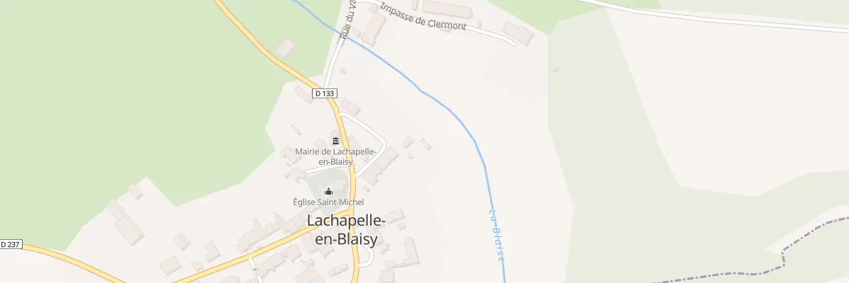Plan du 9001 Rue du Moulin à Lachapelle-en-Blaisy