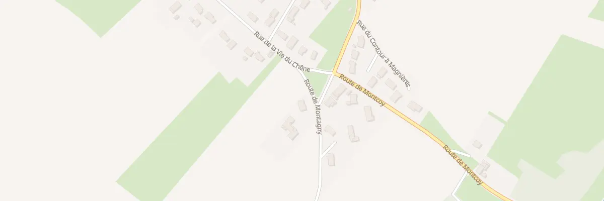 Plan du 2 Rte de Montagny à Bey