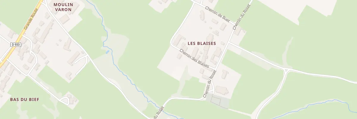 Plan du 107 Che des Blaises à Arbigny