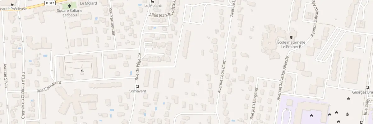 Plan du 33 Rue de l’Egalité à Décines-Charpieu