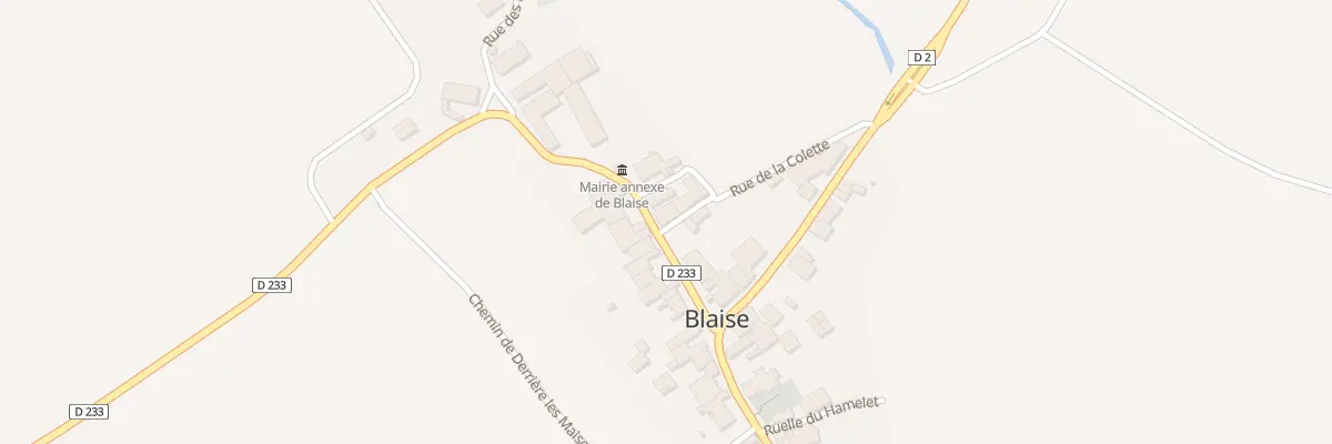 Plan du 6 Rue du Château à Blaise à Colombey les Deux Églises