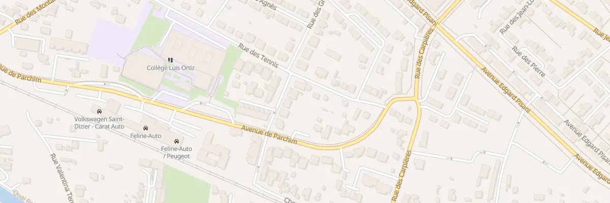 Plan du 20 Rue des Tennis à Saint-Dizier