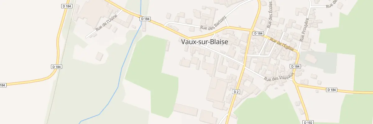 Plan du 11 Rue des Moulins à Vaux-sur-Blaise
