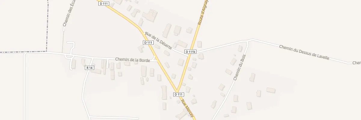 Plan du 1 Rue de la Deserte à Chevigny-en-Valière