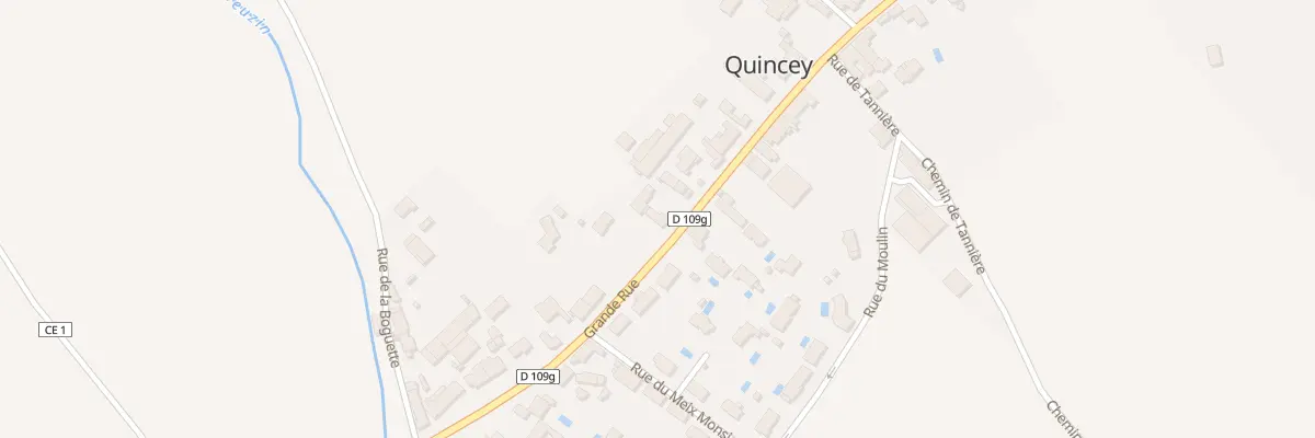 Plan du 38 Gr Grande Rue à Quincey