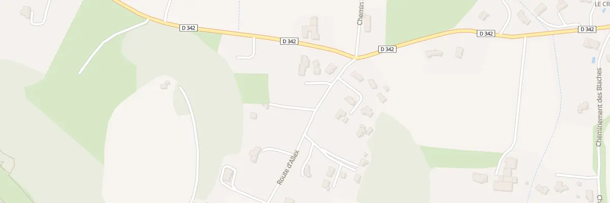 Plan du 90A Rte d’Allex à Upie