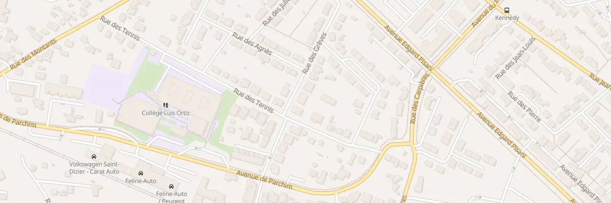 Plan du 2 Rue des Grèves à Saint-Dizier
