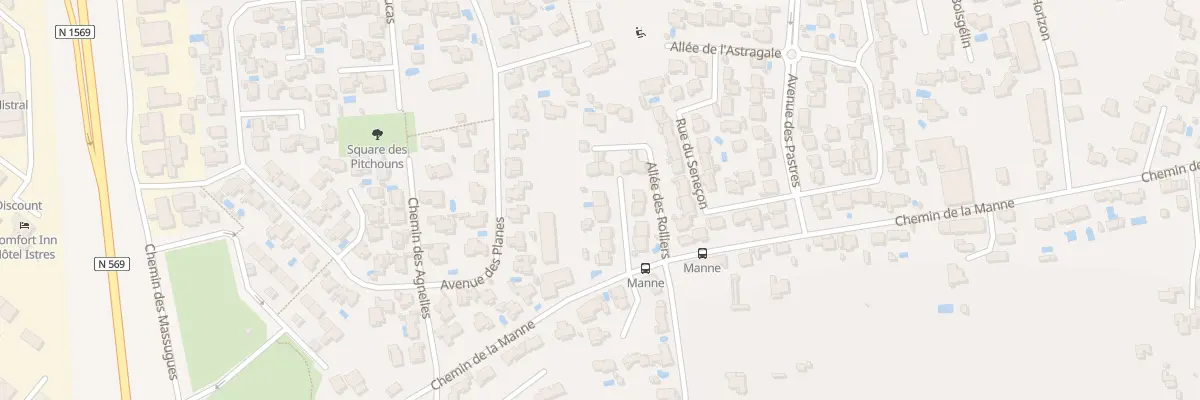 Plan du 9 Che de la Manne à Istres