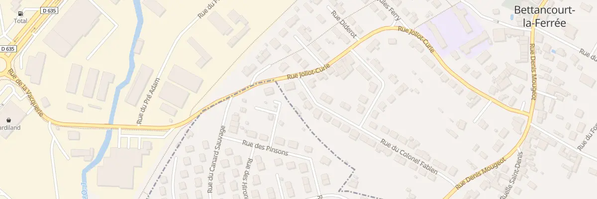 Plan du 2 Rue du Colonel Fabien à Bettancourt-la-Ferrée