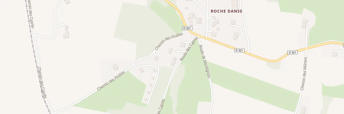 Plan du 70 Rte des Cyprès à Saint-Martin-d’Août