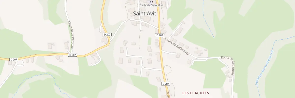 Plan du 7 Lot Le Clos à Saint-Avit