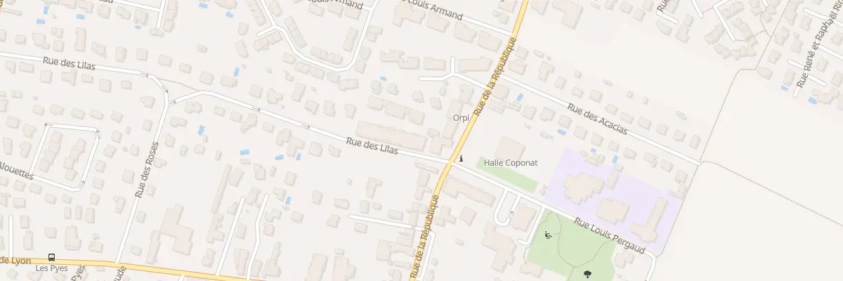 Plan du 43 Rue des Lilas à Chassieu