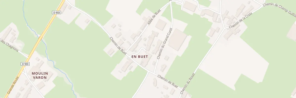 Plan du 291 Che de Buet à Arbigny