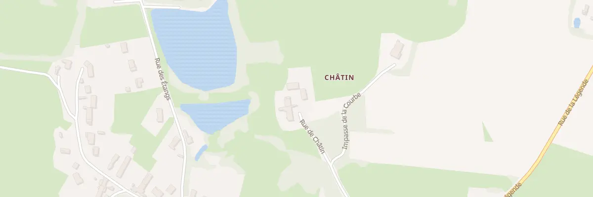 Plan du 244 Rue de Chatin à Ormes