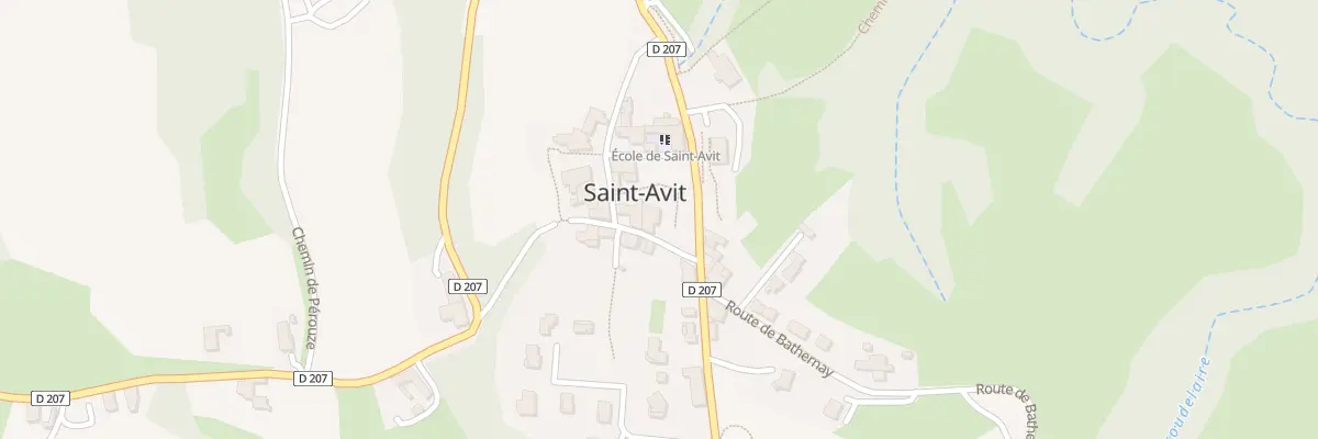 Plan du 9 Rue du 15 Novembre 1870 à Saint-Avit