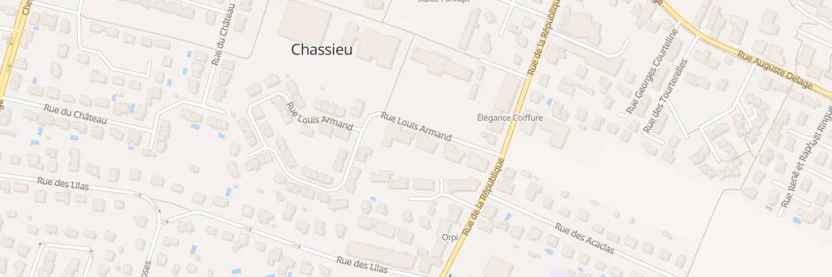 Plan du 39 Rue de la République à Chassieu