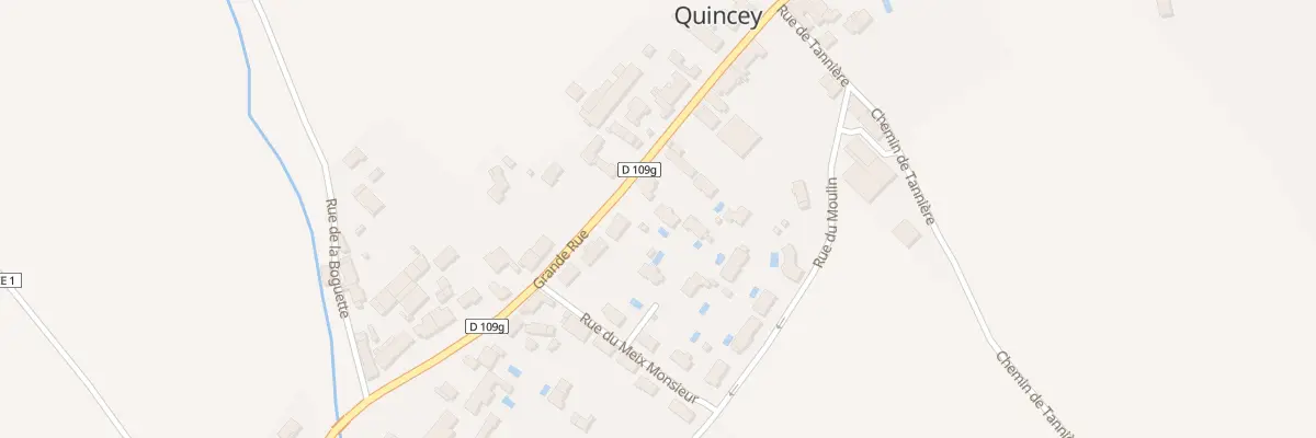 Plan du 25C Gr Grande Rue à Quincey
