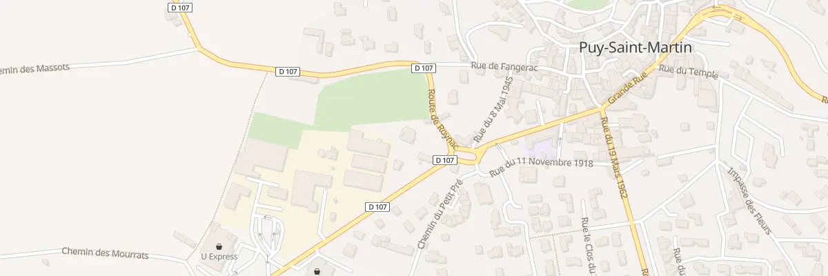 Plan du 5212A Le Petit Pre à Puy-Saint-Martin