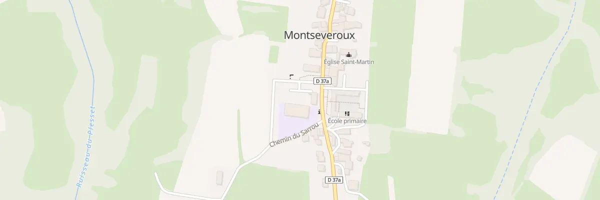 Plan du 377 Rue des Cadrans Solaires à Montseveroux