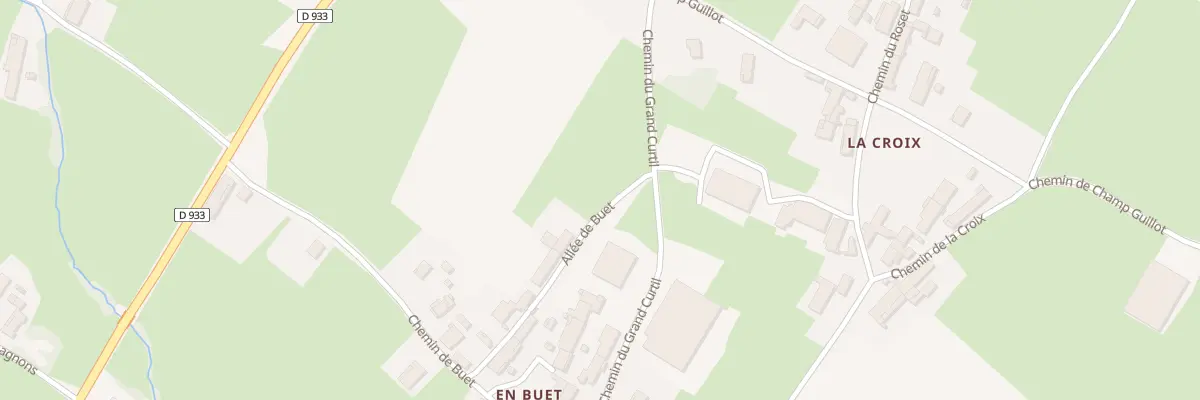 Plan du 247 Che du Grand Curtil à Arbigny